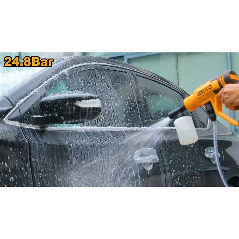 Pack triple professionnel INGCO 20V (Karcher + Aspirateur + Pistolet)