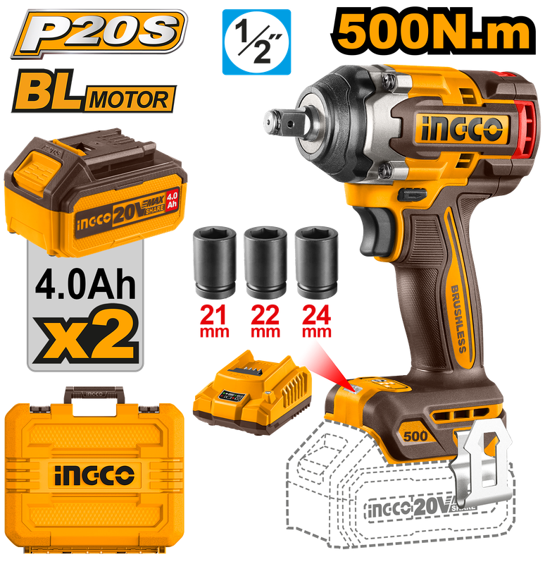20v- INGCO بولونوز بالبطارية من