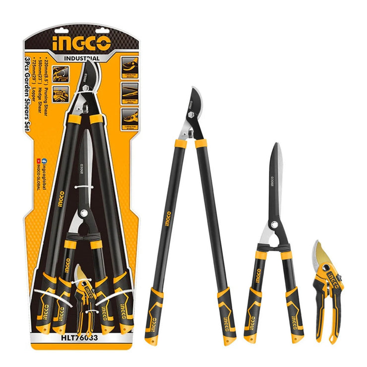 باك العناية بالجردة INGCO (3 مقصات أساسية)