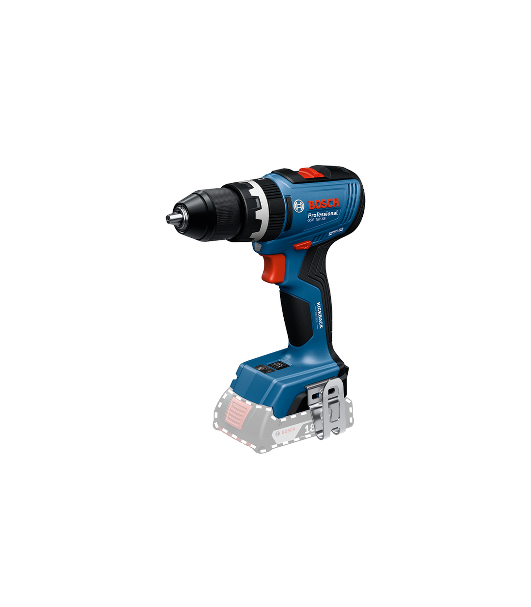 دريل/فيسوس بطارية Bosch GSB 18V‑65 Professional – 65 Nm
