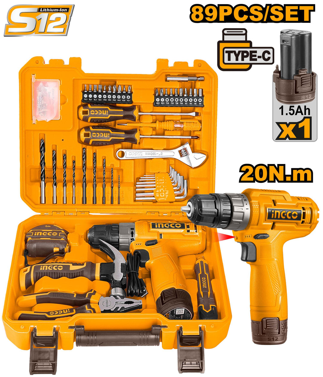 Pégase 12V + 89 pièces Ingeco