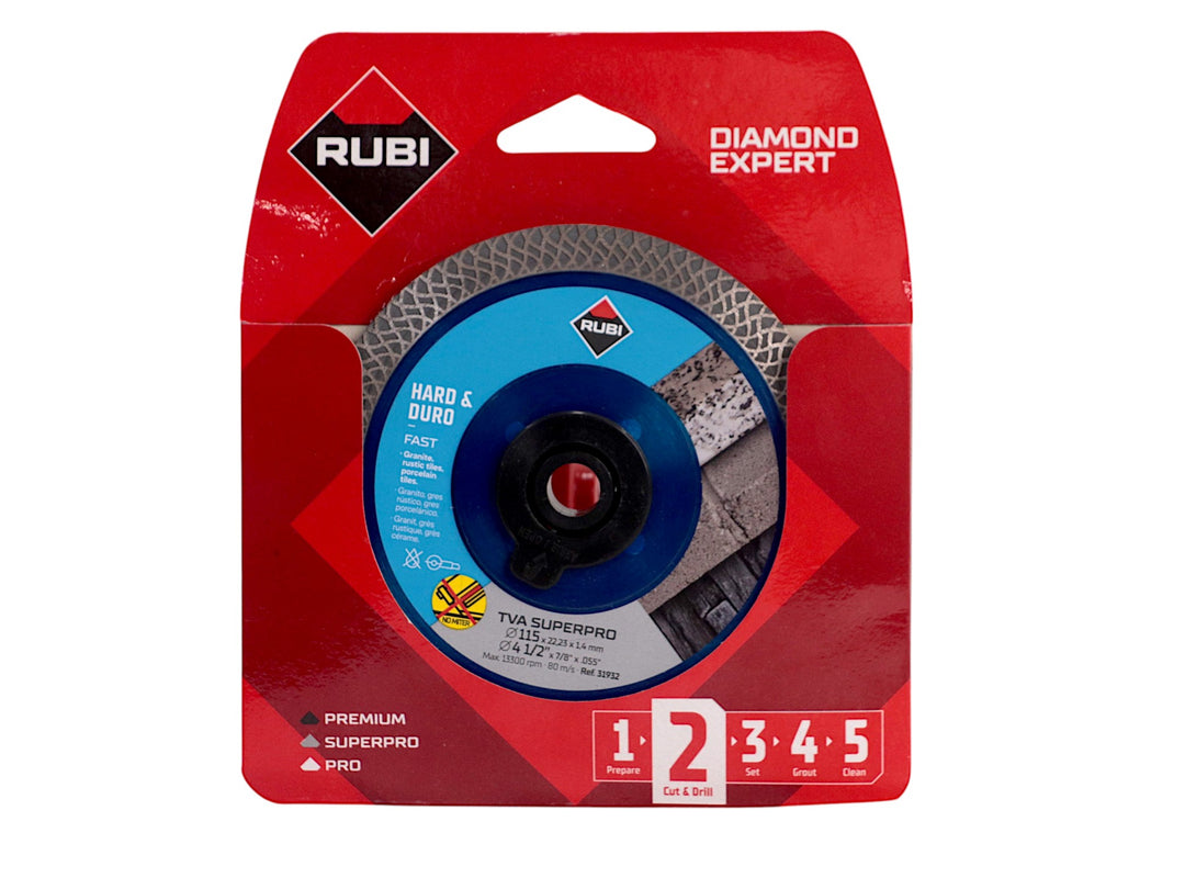 Disque diamant RUBI TVR SUPERPRO - (115 mm) 