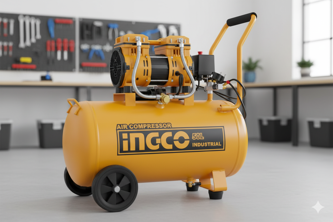 Compresseur silencieux INGCO 50 litres (1200 W)