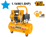 كومبريسور INGCO الصامت 15 لتر (1100W)