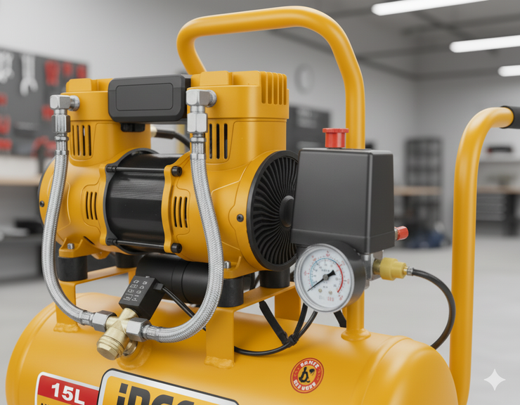 كومبريسور INGCO الصامت 15 لتر (1100W)