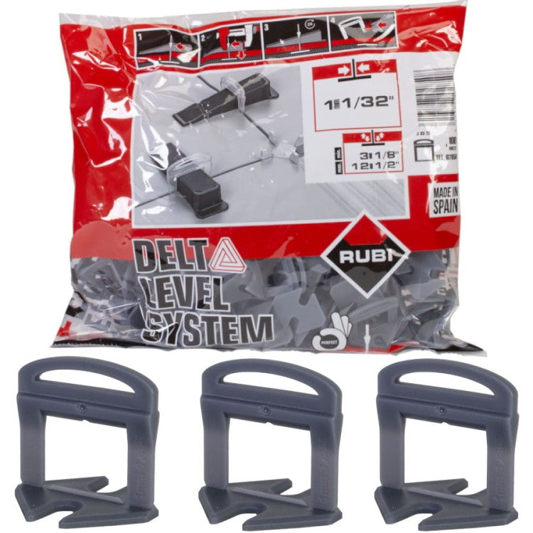 Règles du système de nivellement Zellige 1 mm RUBI DELTA 02850