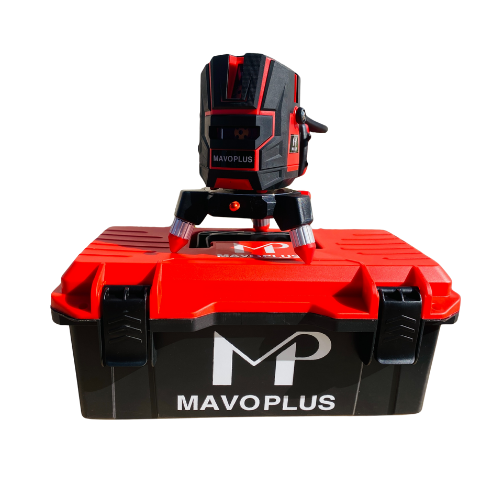 Nivo Laser 5D MAVOPLUS avec support, piles et télécommande