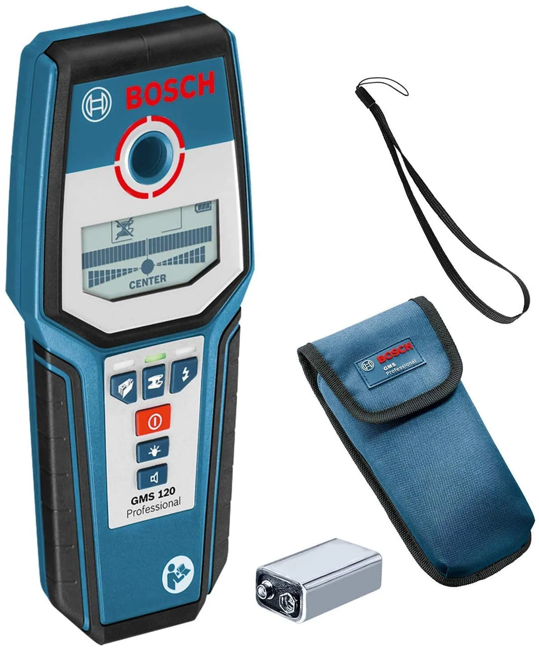 جهاز كشف المعادن و الأسلاك BOSCH GMS 120 - أمان مطلق قبل الثقب