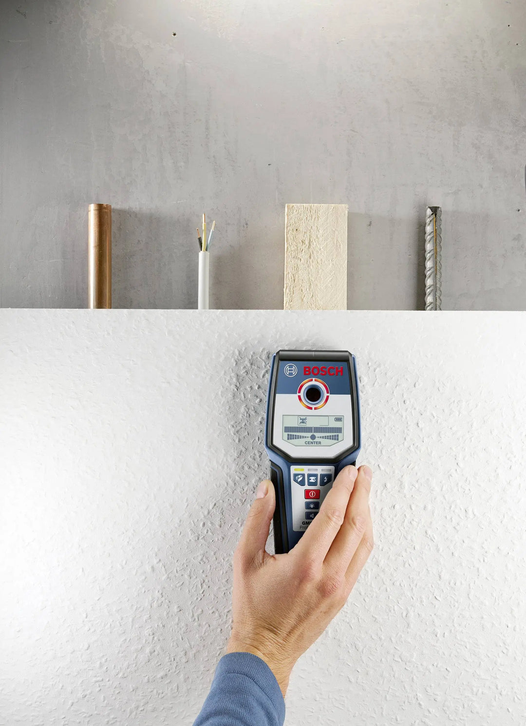 جهاز كشف المعادن و الأسلاك BOSCH GMS 120 - أمان مطلق قبل الثقب
