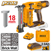 INGCO-دباسة مسامير كهربائية لاسلكية من