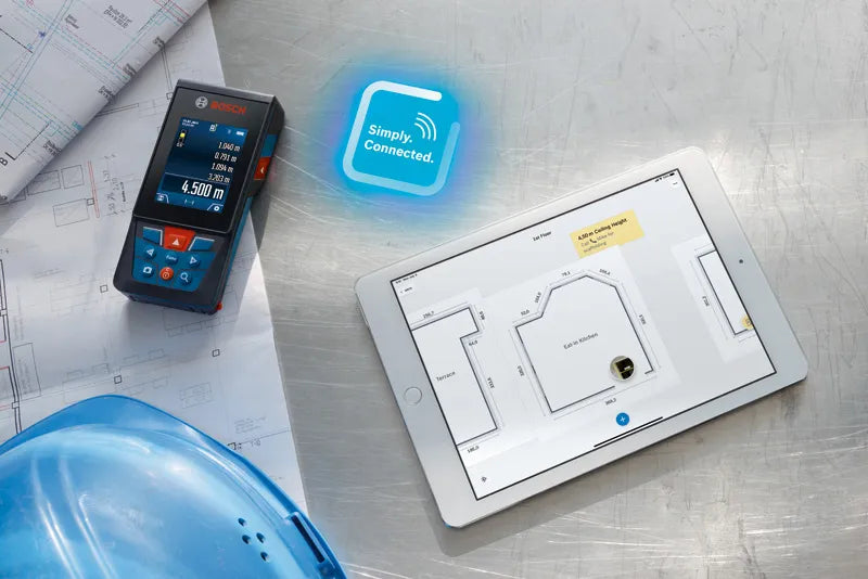 Télémètre laser BOSCH GLM 150-27 C avec caméra et Bluetooth