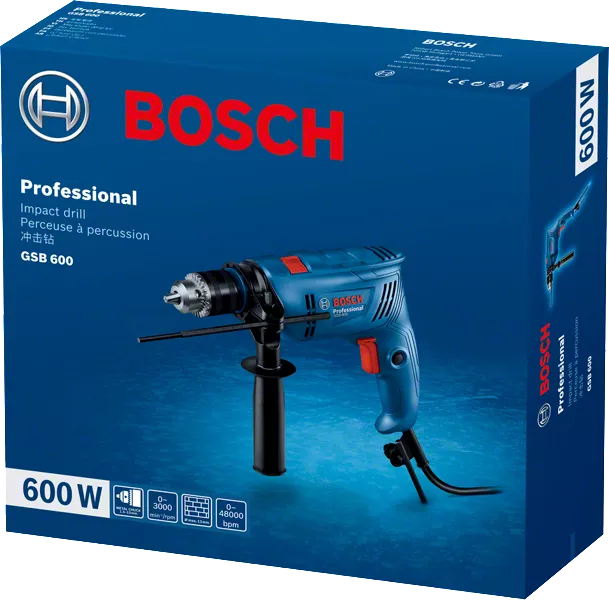 GSB 600  Professional –  مثقاب بوش المطرقي