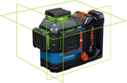نڤو لازر BOSCH الذكي GLL 18V-120-33 CG - 3 خطوط خضراء 360°