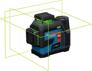 نڤو لازر BOSCH الذكي GLL 12V-100-33 CG - 3 خطوط خضراء 360°
