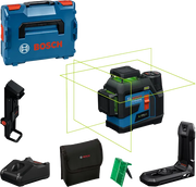 نڤو لازر BOSCH الذكي GLL 12V-100-33 CG - 3 خطوط خضراء 360°