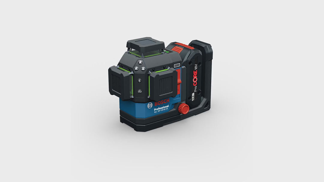 NVO Laser BOSCH Smart GLL 18V-120-33 CG - 3 lignes vertes 360°
