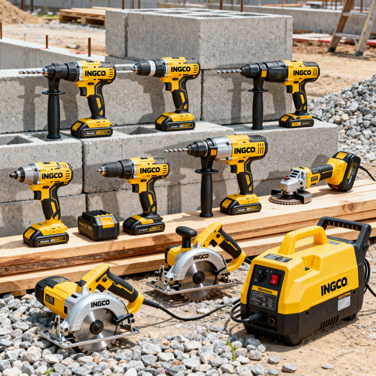 MEULEUSE 2600W INGCO — طاحونة زاوية قوية للورش (INGCO)