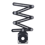 Règle Multi-Angles Articulée en Aluminium (6 Plis)