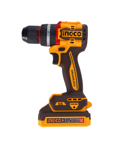 Perceuse-Visseuse à Percussion Brushless 20V INGCO