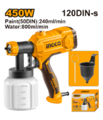 Pistolet à Peinture Électrique HVLP INGCO 450 W
