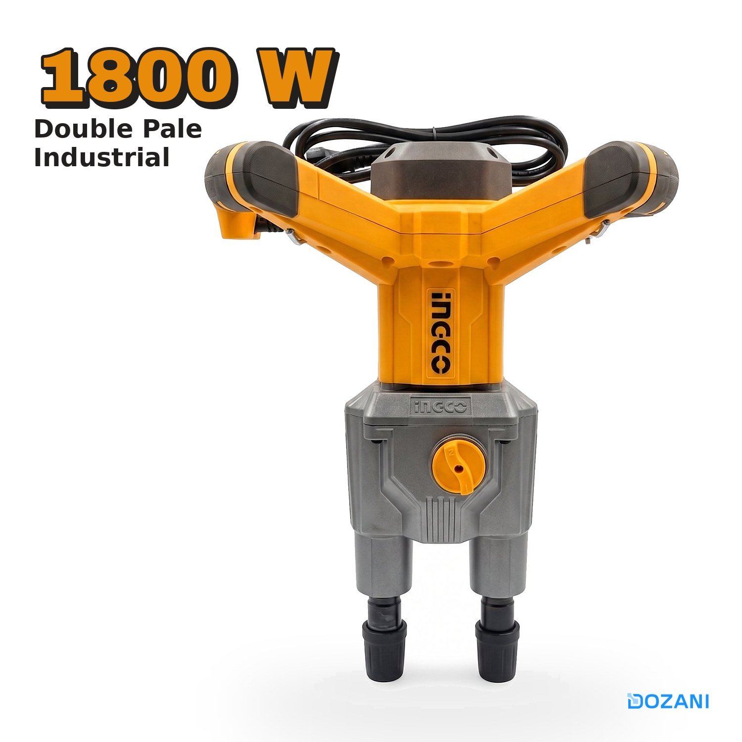 Malaxeur double pale INGCO Industrial 1800 W