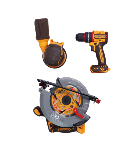 Pack d'Outils Sans Fil 20V 3 Pièces INGCO (CKLI2027) réunit trois outils indispensables de la gamme INDUSTRIAL INGCO pour réaliser avec précision vos travaux de découpe, de perçage et de finition. Grâce à la technologie de moteur sans balais (Brushless), chaque outil délivre un couple accru, nécessite moins d'entretien et offre une durée de vie nettement supérieure aux outils traditionnels à charbons. Ce kit complet comprend une perceuse à percussion sans fil puissante pour les vissages précis et le perçage dans les matériaux durs, une scie circulaire robuste de 185 mm équipée d'une lame TCT 24 dents pour des coupes droites et nettes, ainsi qu'une ponceuse excentrique ergonomique dotée d'un sac d'aspiration de poussière pour un ponçage propre. Compatible avec l'ensemble des batteries 20V de la gamme INGCO P20S, ce pack garantit une liberté totale de mouvement sans contrainte de câble. Caractéristiques Principales : Moteurs Sans Balais (Brushless) : Pack d'Outils Sans Fil 20V 3 Pièces INGCO (CKLI2027) intègre une technologie Brushless avancée sur les outils principaux pour optimiser la durée de vie de la batterie et la puissance délivrée. Solution Complète de Menuiserie & Bâtiment : Combine en un seul kit le perçage, le vissage, la découpe circulaire intensive et la finition de surface. Scie Circulaire de Précision 185 mm : Équipée d'une lame TCT 7-1/4" (185 mm) à 24 dents et d'un réglage d'inclinaison pour des coupes biseautées précises et rapides. Aspiration Intégrée des Poussières : La ponceuse excentrique comprend un sac filtrant pour maintenir un espace de travail propre et prolonger la durée de vie des abrasifs. Système de Batterie Intervariable P20S : Totalement compatible avec toutes les batteries et chargeurs INGCO 20V P20S. Spécifications Techniques : Marque : INGCO Référence Modèle : CKLI2027 (Gamme Industrial) Système de Tension : 20V MAX Outils Inclus dans le Pack : Perceuse à Percussion Sans Fil Brushless : Contrôle multi-vitesses, bague de réglage de couple, éclairage LED intégré Scie Circulaire Sans Fil Brushless : Diamètre de lame 185 mm (7-1/4"), Lame bois TCT 24T, réglage de coupe en biais Ponceuse Excentrique Sans Fil : Diamètre du plateau 125 mm (5"), système de collecte des poussières avec sac Type de Moteur : Brushless haute performance (Perceuse & Scie circulaire) Pack d'Outils Sans Fil 20V 3 Pièces INGCO (CKLI2027) réunit trois outils indispensables de la gamme INDUSTRIAL INGCO pour réaliser avec précision vos travaux de découpe, de perçage et de finition. Grâce à la technologie de moteur sans balais (Brushless), chaque outil délivre un couple accru, nécessite moins d'entretien et offre une durée de vie nettement supérieure aux outils traditionnels à charbons. Ce kit complet comprend une perceuse à percussion sans fil puissante pour les vissages précis et le perçage dans les matériaux durs, une scie circulaire robuste de 185 mm équipée d'une lame TCT 24 dents pour des coupes droites et nettes, ainsi qu'une ponceuse excentrique ergonomique dotée d'un sac d'aspiration de poussière pour un ponçage propre. Compatible avec l'ensemble des batteries 20V de la gamme INGCO P20S, ce pack garantit une liberté totale de mouvement sans contrainte de câble. Caractéristiques Principales : Moteurs Sans Balais (Brushless) : Pack d'Outils Sans Fil 20V 3 Pièces INGCO (CKLI2027) intègre une technologie Brushless avancée sur les outils principaux pour optimiser la durée de vie de la batterie et la puissance délivrée. Solution Complète de Menuiserie & Bâtiment : Combine en un seul kit le perçage, le vissage, la découpe circulaire intensive et la finition de surface. Scie Circulaire de Précision 185 mm : Équipée d'une lame TCT 7-1/4" (185 mm) à 24 dents et d'un réglage d'inclinaison pour des coupes biseautées précises et rapides. Aspiration Intégrée des Poussières : La ponceuse excentrique comprend un sac filtrant pour maintenir un espace de travail propre et prolonger la durée de vie des abrasifs. Système de Batterie Intervariable P20S : Totalement compatible avec toutes les batteries et chargeurs INGCO 20V P20S. Spécifications Techniques : Marque : INGCO Référence Modèle : CKLI2027 (Gamme Industrial) Système de Tension : 20V MAX Outils Inclus dans le Pack : Perceuse à Percussion Sans Fil Brushless : Contrôle multi-vitesses, bague de réglage de couple, éclairage LED intégré Scie Circulaire Sans Fil Brushless : Diamètre de lame 185 mm (7-1/4"), Lame bois TCT 24T, réglage de coupe en biais Ponceuse Excentrique Sans Fil : Diamètre du plateau 125 mm (5"), système de collecte des poussières avec sac Type de Moteur : Brushless haute performance (Perceuse & Scie circulaire) Pack d'Outils Sans Fil 20V 3 Pièces INGCO (CKLI2027)