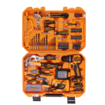 Coffret d'Outillage Complètement Équipé INGCO HKTHP21661 Perceuse Visseuse 20V Brushless (166 Pièces)