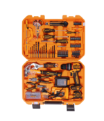 Coffret d'Outillage Complètement Équipé INGCO HKTHP21661 Perceuse Visseuse 20V Brushless (166 Pièces)