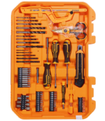 Coffret d'Outillage Complètement Équipé INGCO HKTHP21661 : Perceuse Visseuse 20V Brushless (166 Pièces) – Image 4
