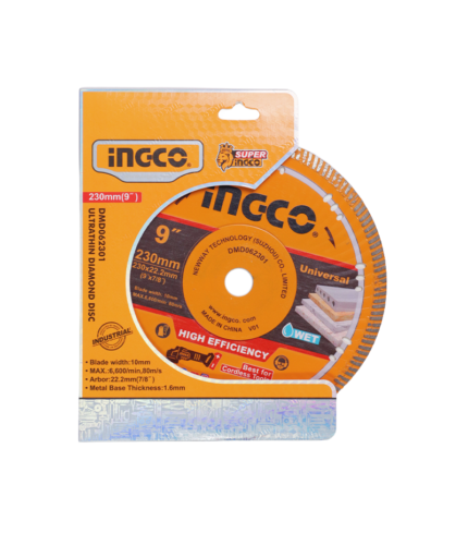 Disque Diamant Ultra-Mince 230 mm INGCO DMD062301 pour Beton, Granite et Maçonnerie