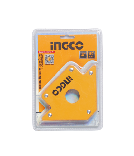 Équerre Magnétique de Soudage 4" INGCO AMWH50041 (Capacité 50 LBS / 22,5 kg)