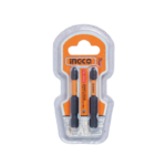 Jeu de 2 Embouts de Vissage à Choc PZ2 50 mm INGCO SDBIM71PZ250 en Acier S2
