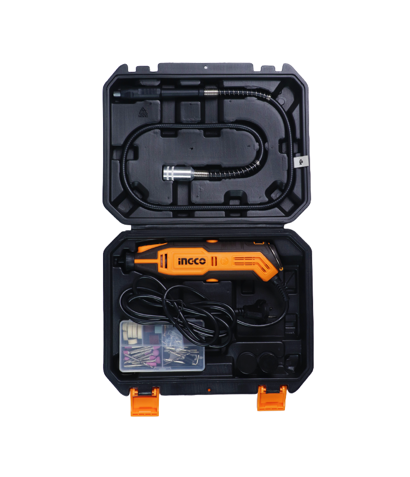 Mini Perceuse Multifonction 130W INGCO avec Coffret +109 Accessoires (MG13328) (4) Mini Perceuse Multifonction 130W INGCO avec Coffret +109 Accessoires (MG13328)