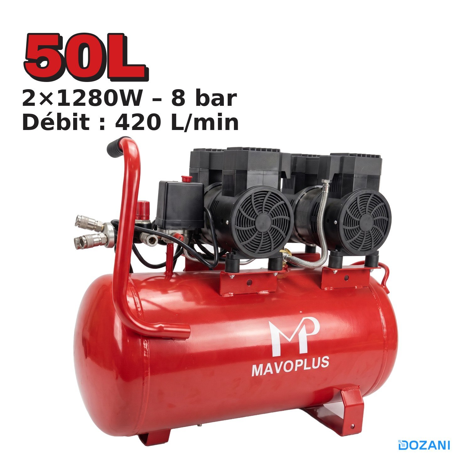 compresseur-air-mavoplus-50l-2x1280w-8bar-mv-ac3950l-infographie-2 Compresseur d’air MAVOPLUS 50L 2×1280W 8 bar – MV-AC3950L – Image 1